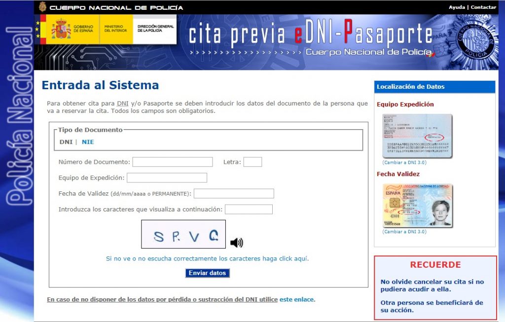 renovacion dni cita previa valladolid